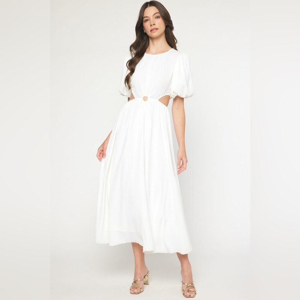 Elegant White Maxi Dress